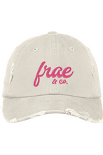 Load image into Gallery viewer, Frae In Pink Distressed Cap
